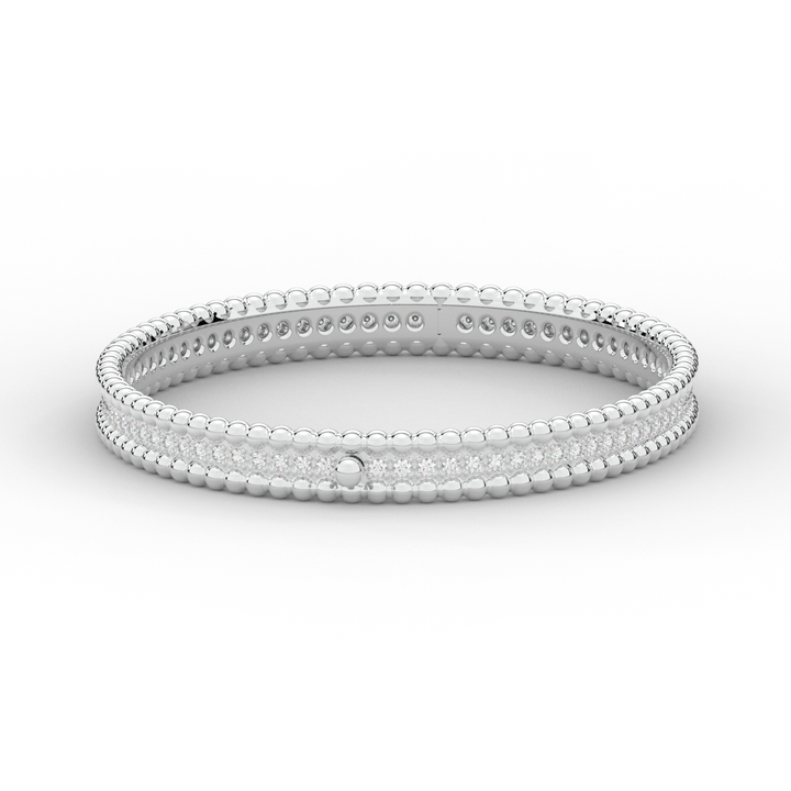 1.20CT.TW ROUND LAB DIAMOND ETERNITY BANGLE - Nazarelle