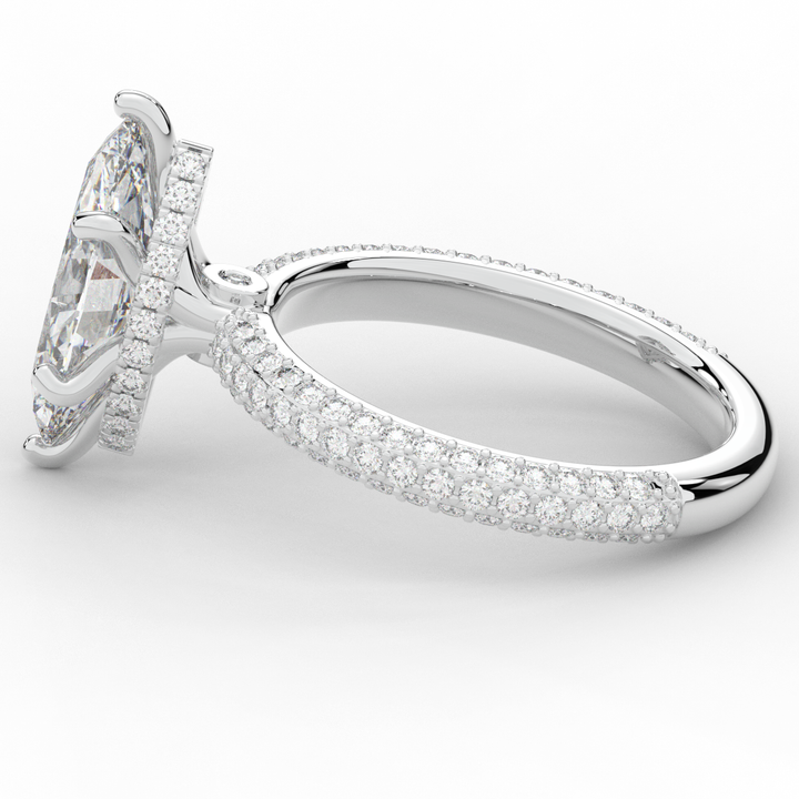 2.60CT.TW MARQUISE LAB DIAMOND ENGAGEMENT RING - Nazarelle