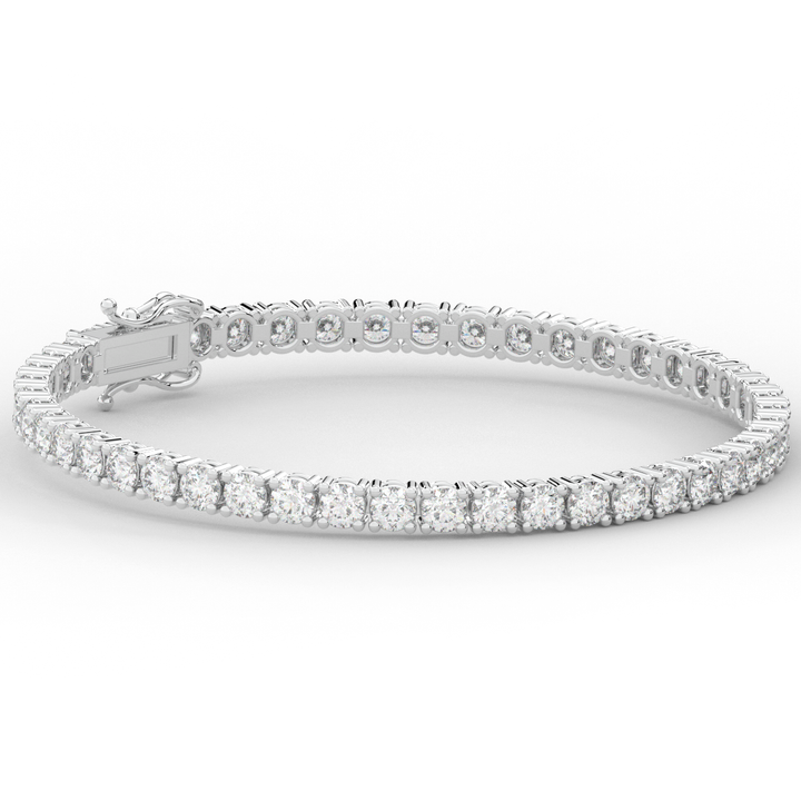 7.00CT.TW ROUND LAB DIAMOND TENNIS BRACELET - Nazarelle