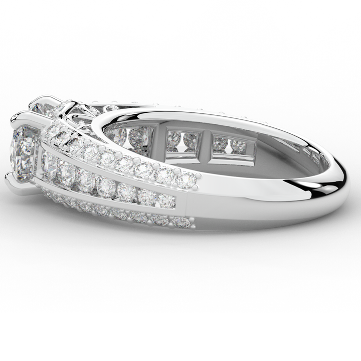 1.80CT.TW OVAL LAB DIAMOND SOLITAIRE ENGAGEMENT RING - Nazarelle