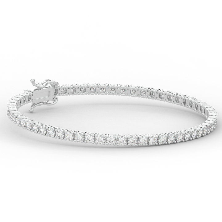 5.00CT.TW ROUND LAB DIAMOND TENNIS BRACELET - Nazarelle