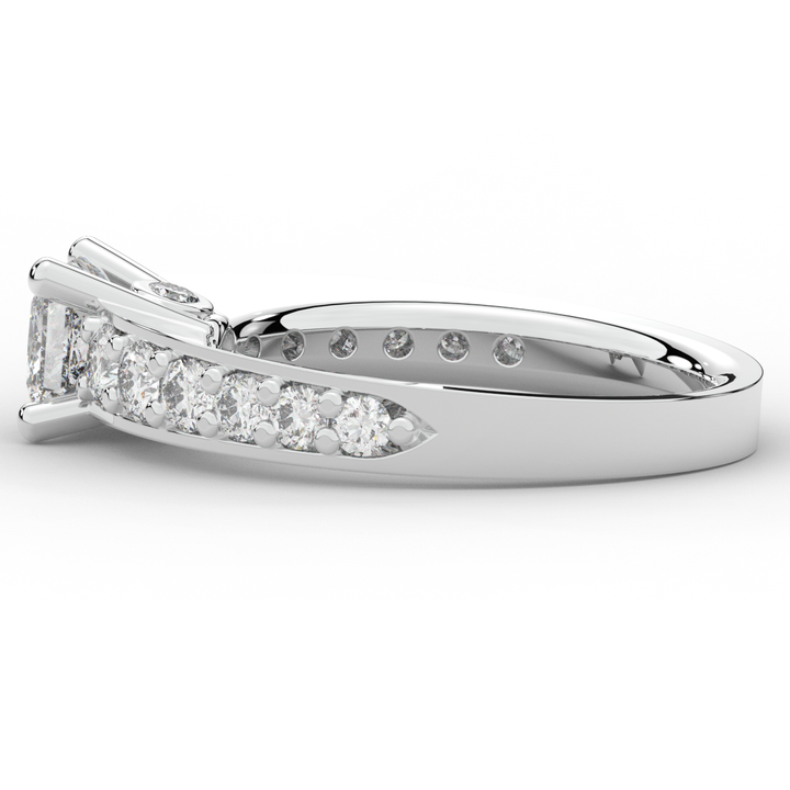 1.75CT.TW PRINCESS LAB DIAMOND SOLITAIRE ENGAGEMENT RING - Nazarelle