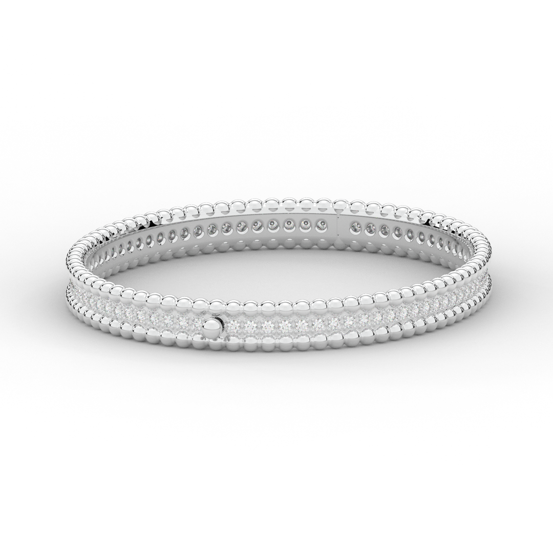 1.20CT.TW ROUND LAB DIAMOND ETERNITY BANGLE - Nazarelle