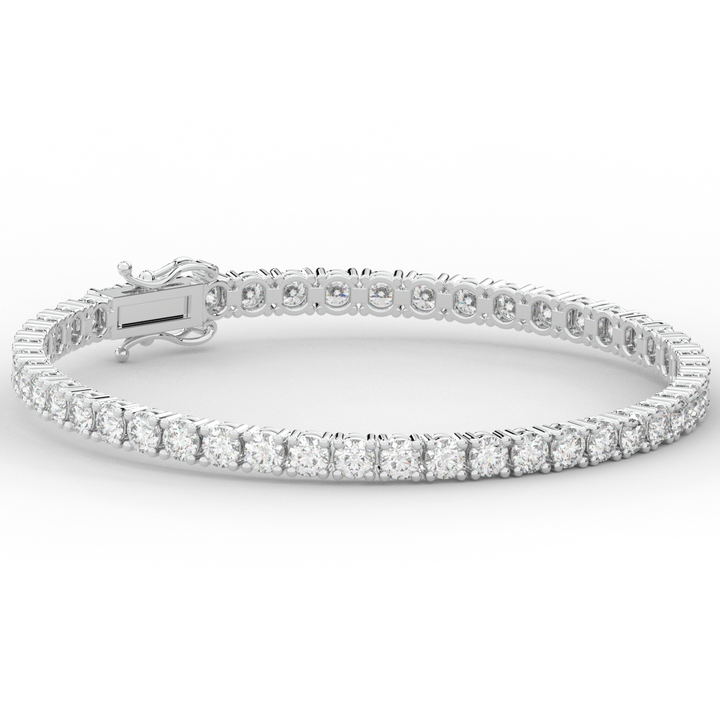 7.00CT.TW ROUND LAB DIAMOND TENNIS BRACELET - Nazarelle