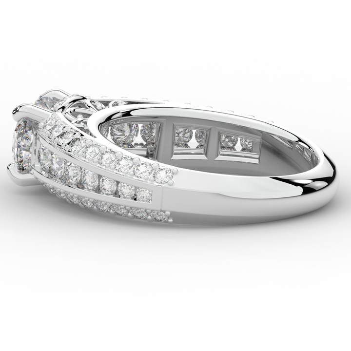 1.80CT.TW OVAL LAB DIAMOND SOLITAIRE ENGAGEMENT RING - Nazarelle