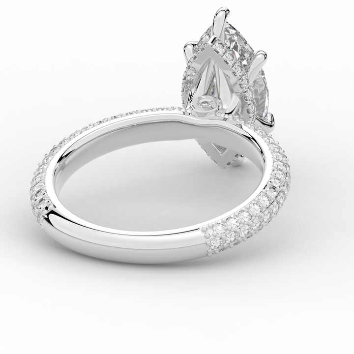 2.60CT.TW MARQUISE LAB DIAMOND ENGAGEMENT RING - Nazarelle