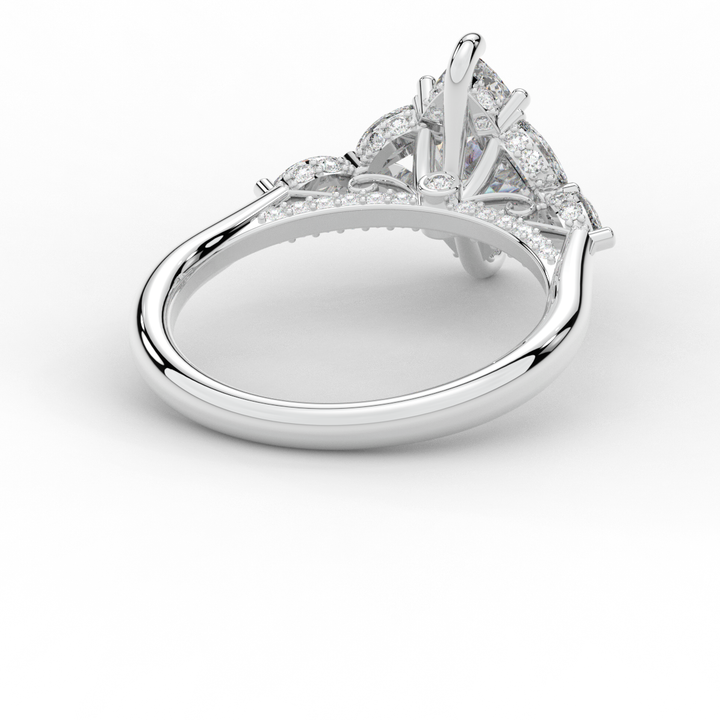1.50CT.TW MARQUISE LAB DIAMOND ENGAGEMENT RING - Nazarelle
