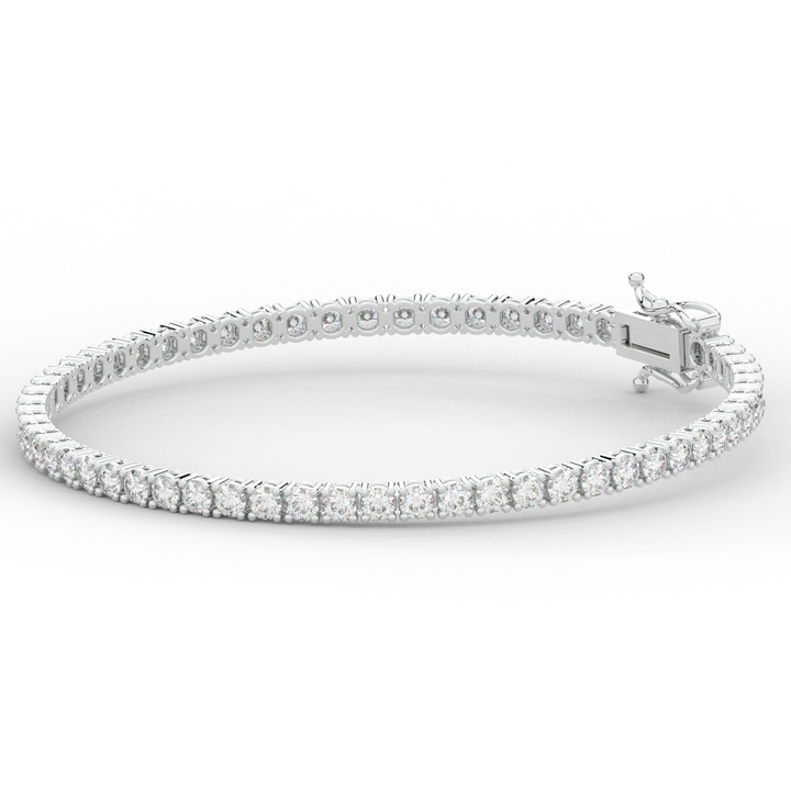 5.00CT.TW ROUND LAB DIAMOND TENNIS BRACELET - Nazarelle