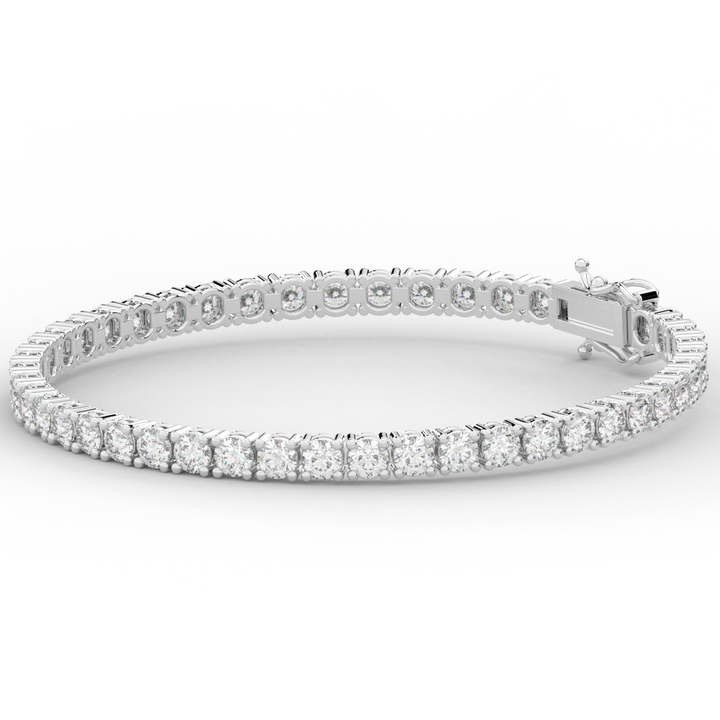 7.00CT.TW ROUND LAB DIAMOND TENNIS BRACELET - Nazarelle