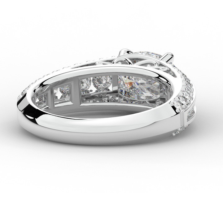 1.80CT.TW OVAL LAB DIAMOND SOLITAIRE ENGAGEMENT RING - Nazarelle