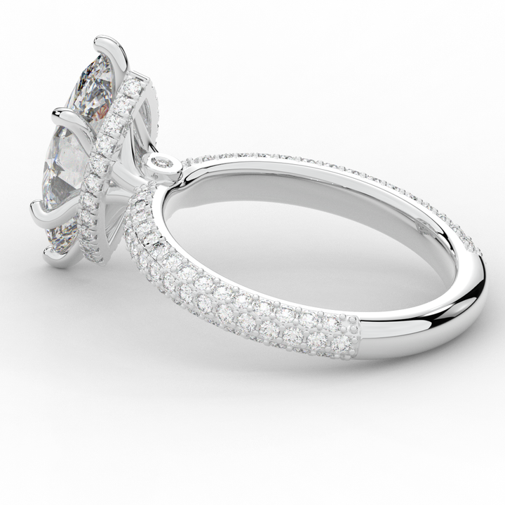2.60CT.TW MARQUISE LAB DIAMOND ENGAGEMENT RING - Nazarelle