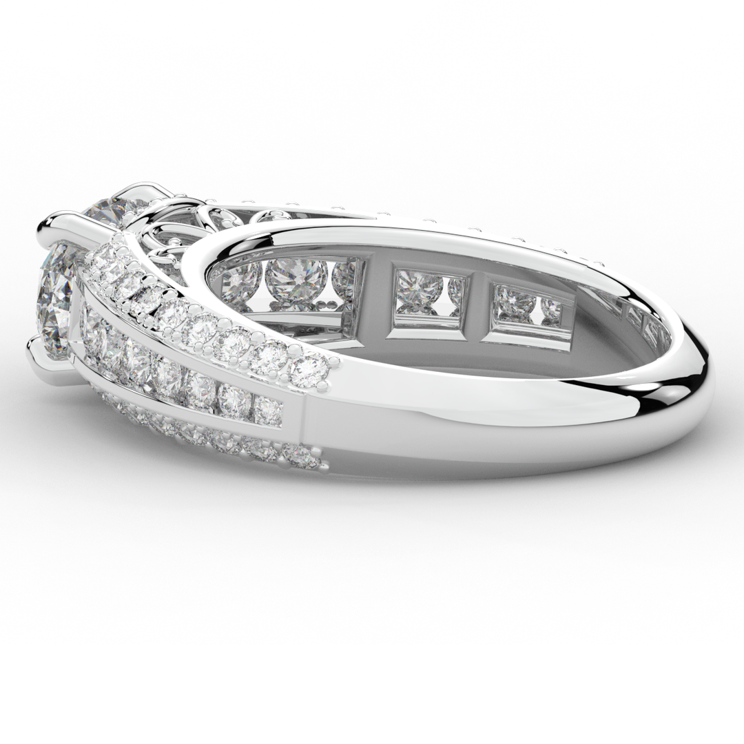 1.80CT.TW OVAL LAB DIAMOND SOLITAIRE ENGAGEMENT RING - Nazarelle