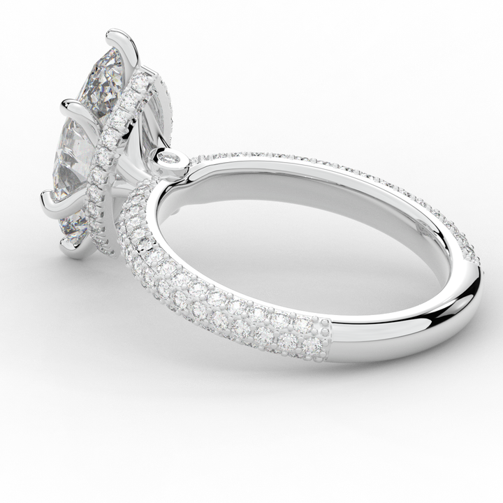 2.60CT.TW MARQUISE LAB DIAMOND ENGAGEMENT RING - Nazarelle