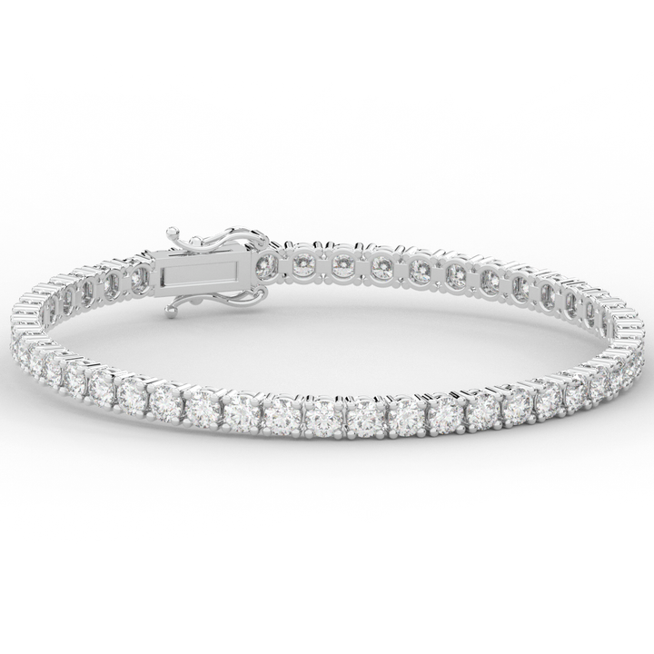 7.00CT.TW ROUND LAB DIAMOND TENNIS BRACELET - Nazarelle