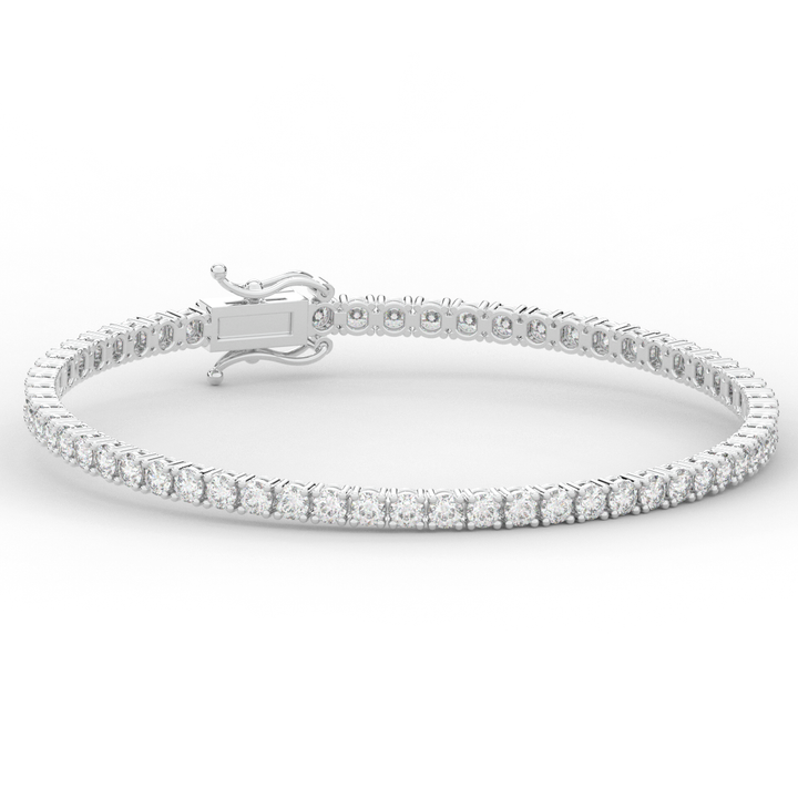 5.00CT.TW ROUND LAB DIAMOND TENNIS BRACELET - Nazarelle
