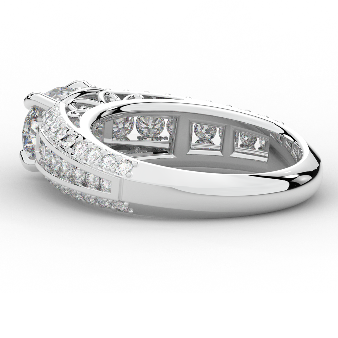 1.80CT.TW OVAL LAB DIAMOND SOLITAIRE ENGAGEMENT RING - Nazarelle