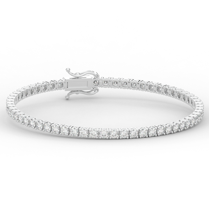 5.00CT.TW ROUND LAB DIAMOND TENNIS BRACELET - Nazarelle