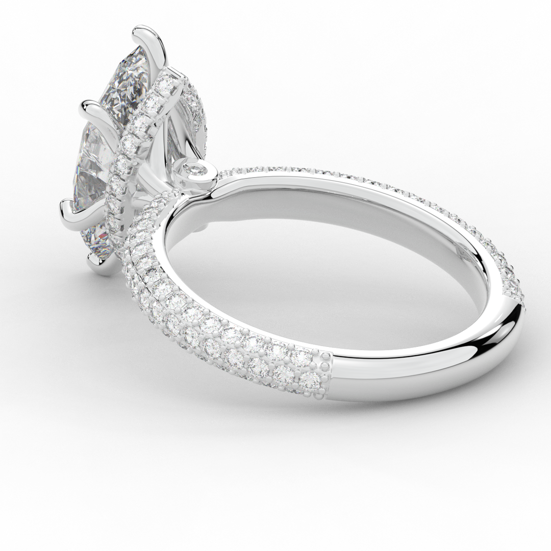 2.60CT.TW MARQUISE LAB DIAMOND ENGAGEMENT RING - Nazarelle