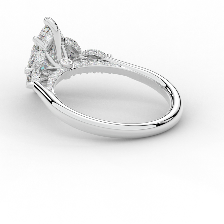 1.50CT.TW MARQUISE LAB DIAMOND ENGAGEMENT RING - Nazarelle