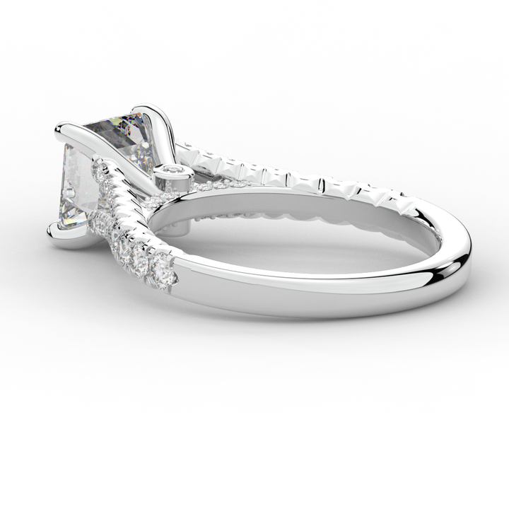 2.45CT.TW ASSCHER LAB DIAMOND ENGAGEMENT RING - Nazarelle