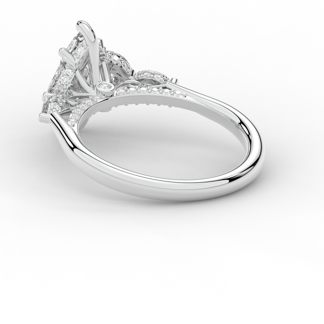 1.50CT.TW MARQUISE LAB DIAMOND ENGAGEMENT RING - Nazarelle