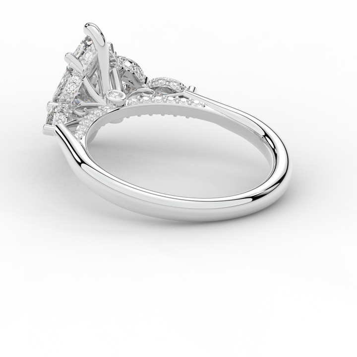 1.50CT.TW MARQUISE LAB DIAMOND ENGAGEMENT RING - Nazarelle