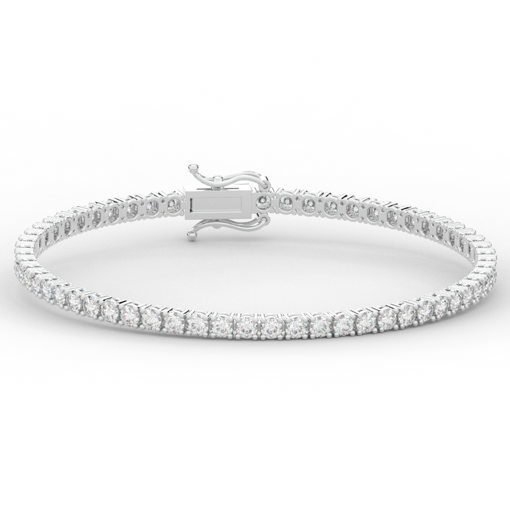 5.00CT.TW ROUND LAB DIAMOND TENNIS BRACELET - Nazarelle