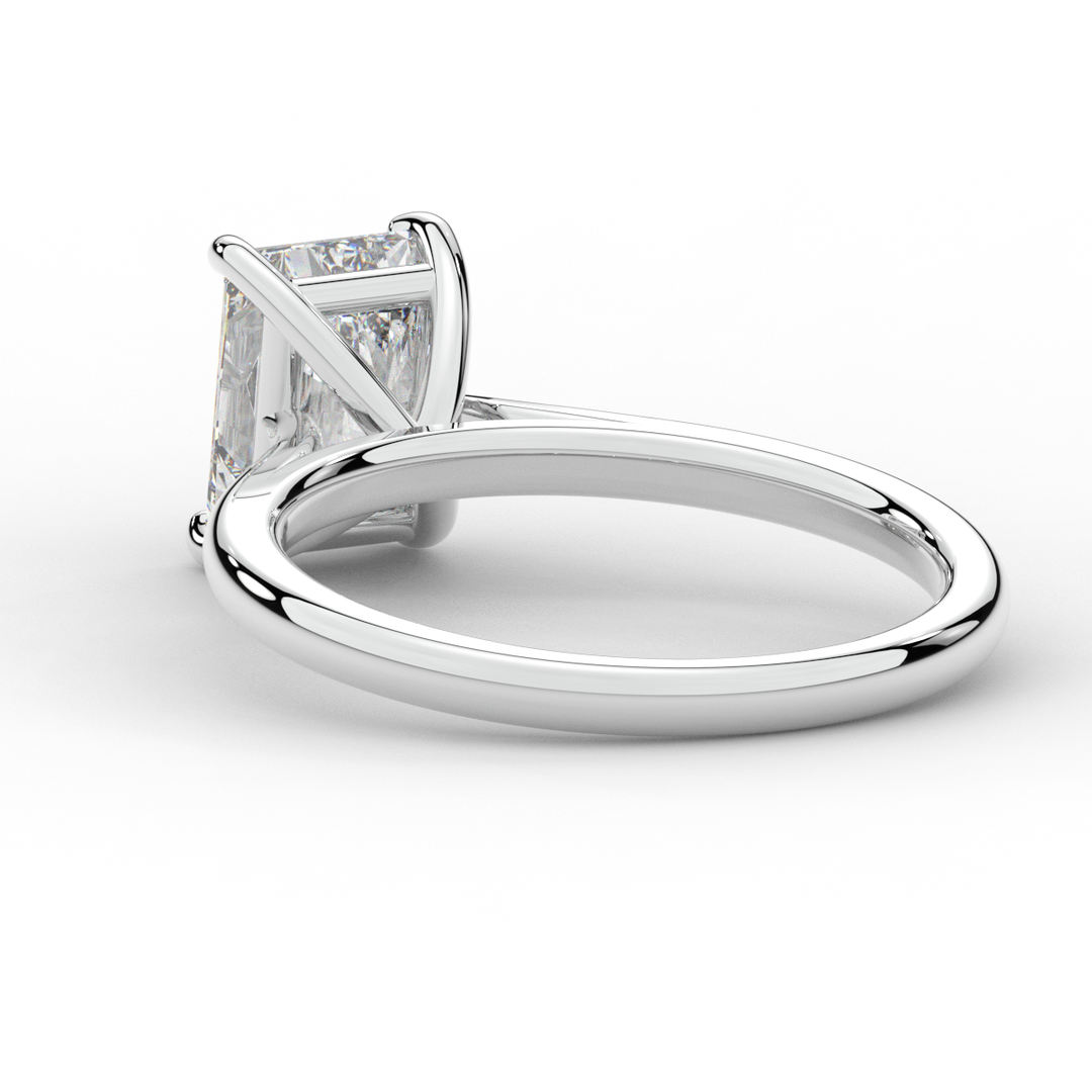 2.00CT RADIANT LAB DIAMOND SOLITAIRE ENGAGEMENT RING - Nazarelle