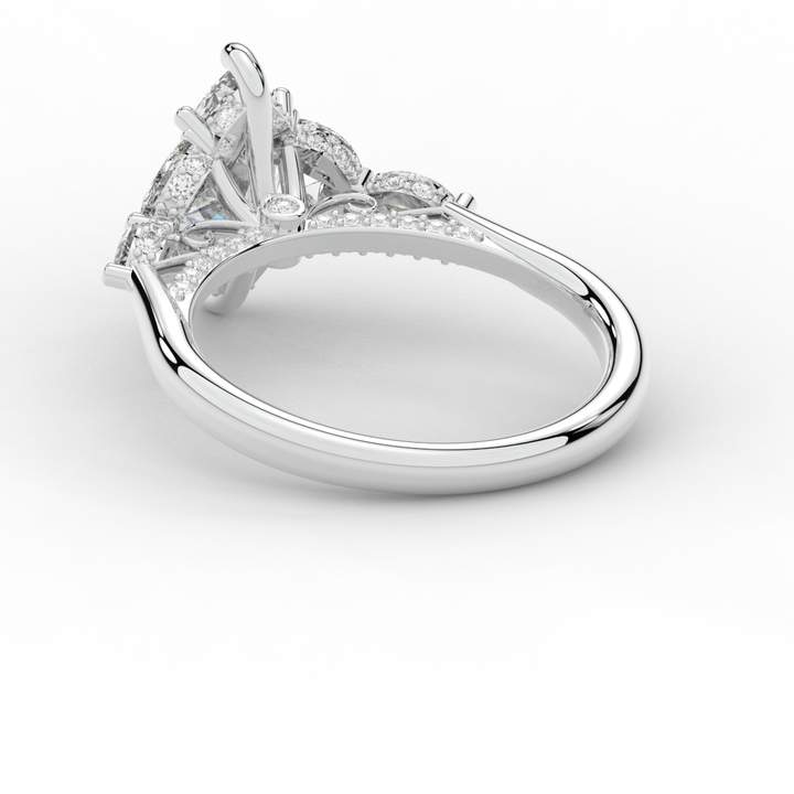 1.50CT.TW MARQUISE LAB DIAMOND ENGAGEMENT RING - Nazarelle