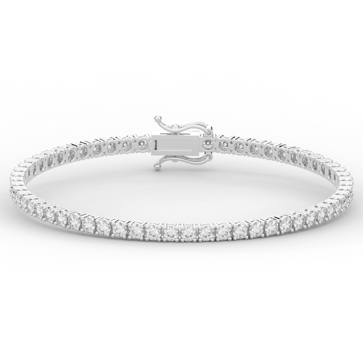 5.00CT.TW ROUND LAB DIAMOND TENNIS BRACELET - Nazarelle