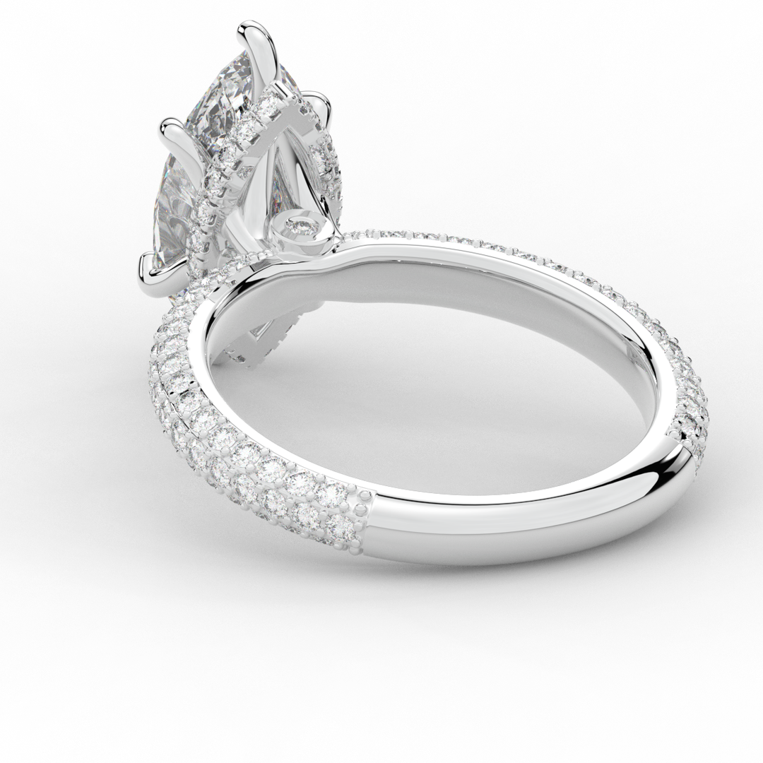 2.60CT.TW MARQUISE LAB DIAMOND ENGAGEMENT RING - Nazarelle
