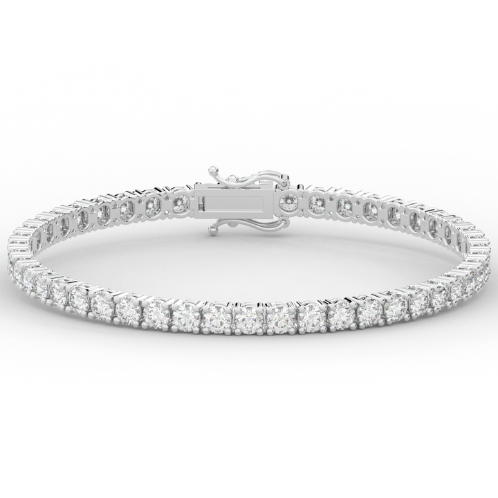 7.00CT.TW ROUND LAB DIAMOND TENNIS BRACELET - Nazarelle