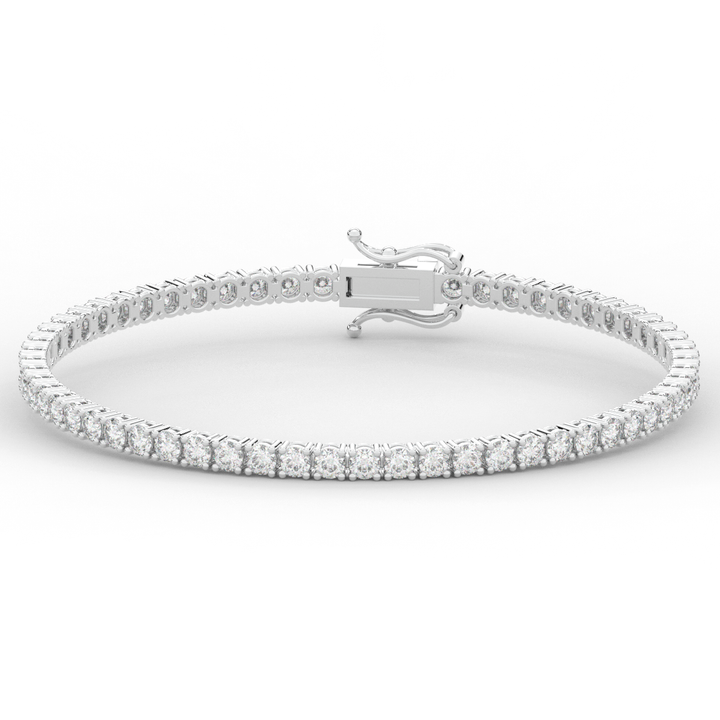 5.00CT.TW ROUND LAB DIAMOND TENNIS BRACELET - Nazarelle