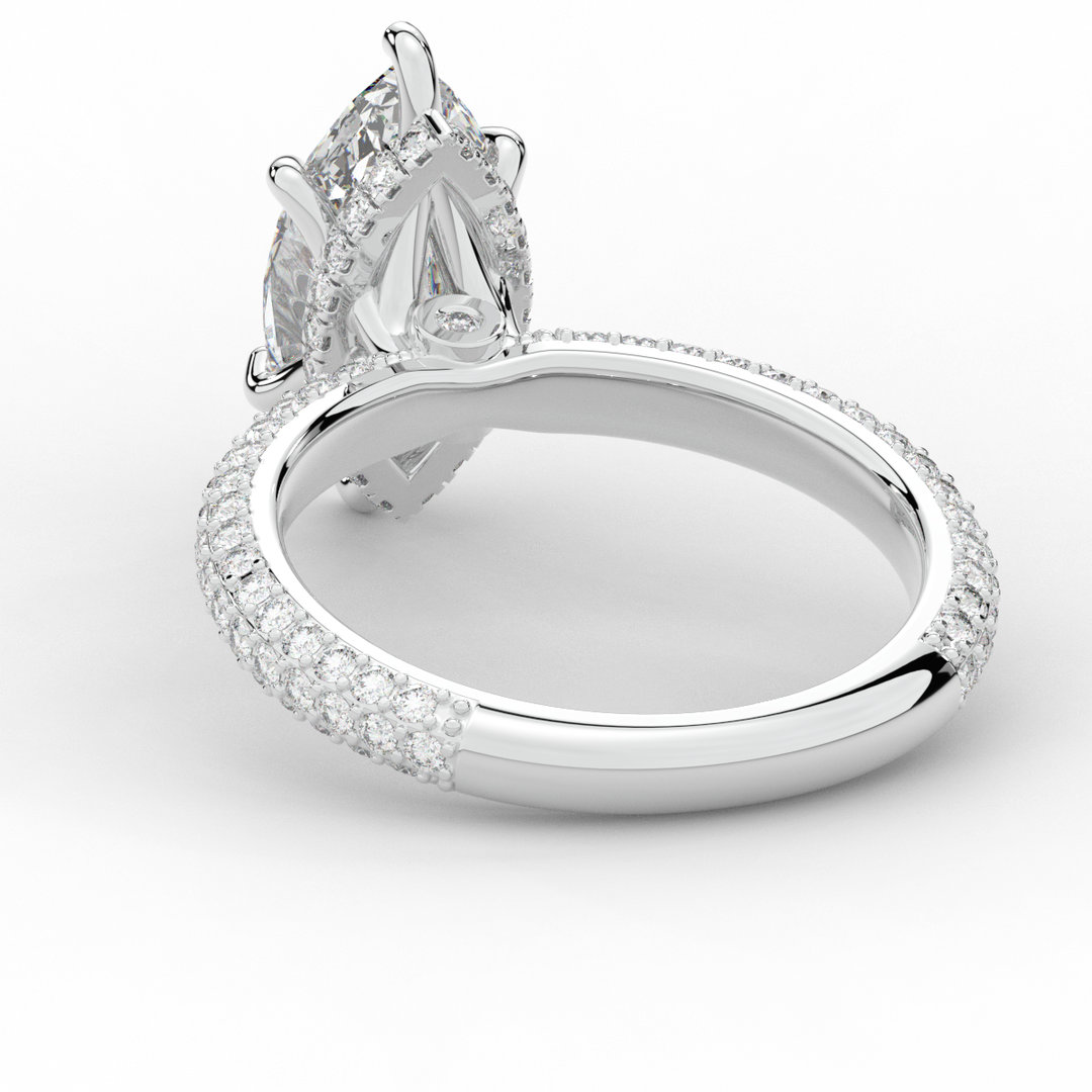 2.60CT.TW MARQUISE LAB DIAMOND ENGAGEMENT RING - Nazarelle