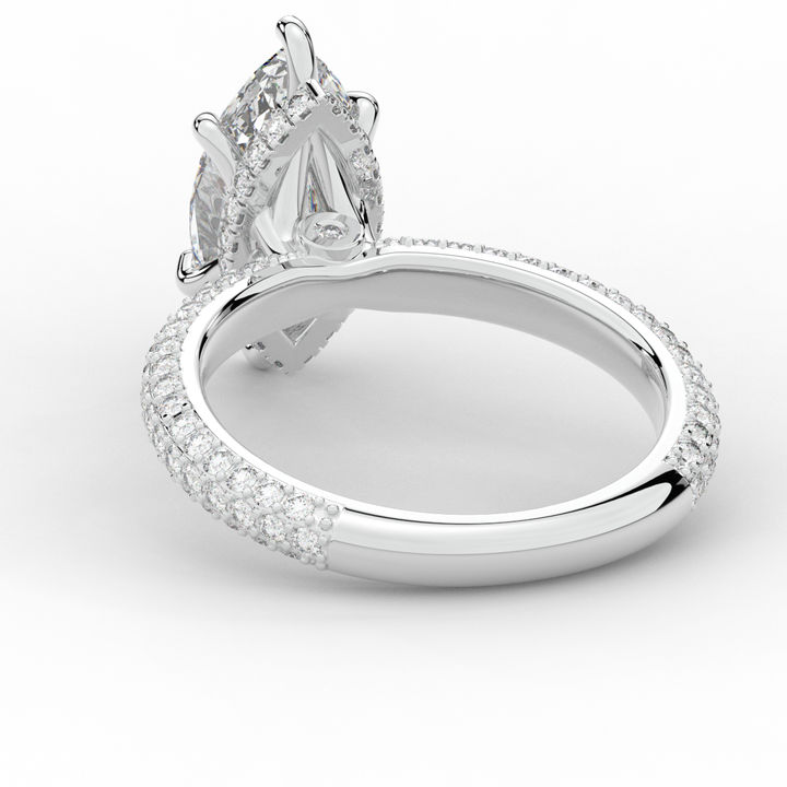 2.60CT.TW MARQUISE LAB DIAMOND ENGAGEMENT RING - Nazarelle