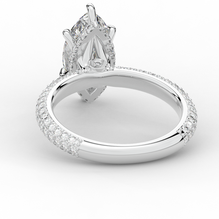 2.60CT.TW MARQUISE LAB DIAMOND ENGAGEMENT RING - Nazarelle