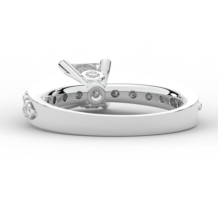 1.75CT.TW PRINCESS LAB DIAMOND SOLITAIRE ENGAGEMENT RING - Nazarelle