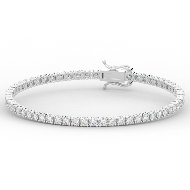 5.00CT.TW ROUND LAB DIAMOND TENNIS BRACELET - Nazarelle