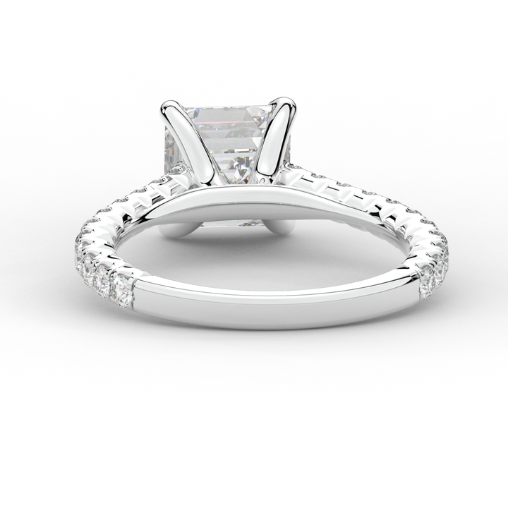 2.40CT.TW ASSCHER LAB DIAMOND ENGAGEMENT RING - Nazarelle