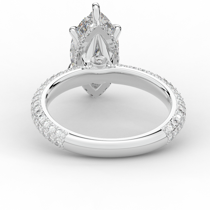 2.60CT.TW MARQUISE LAB DIAMOND ENGAGEMENT RING - Nazarelle