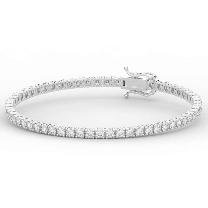 5.00CT.TW ROUND LAB DIAMOND TENNIS BRACELET - Nazarelle