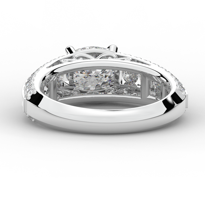 1.80CT.TW OVAL LAB DIAMOND SOLITAIRE ENGAGEMENT RING - Nazarelle