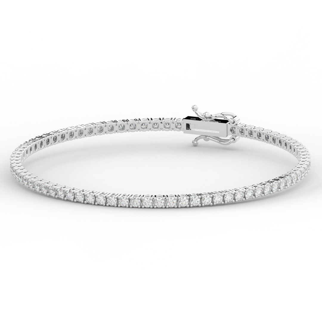 3.00CT.TW ROUND LAB DIAMOND TENNIS BRACELET - Nazarelle
