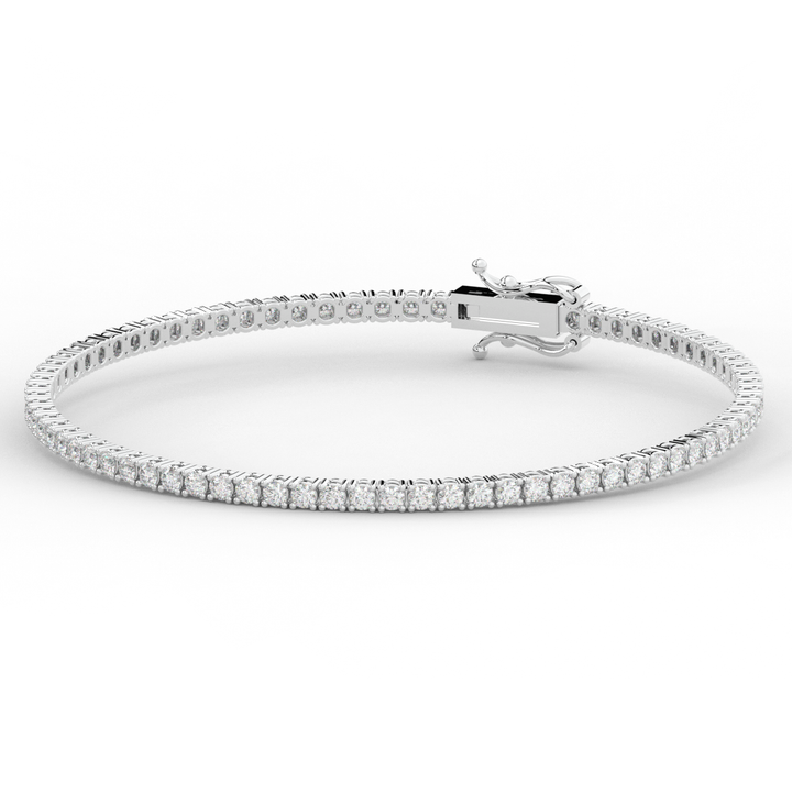 3.00CT.TW ROUND LAB DIAMOND TENNIS BRACELET - Nazarelle