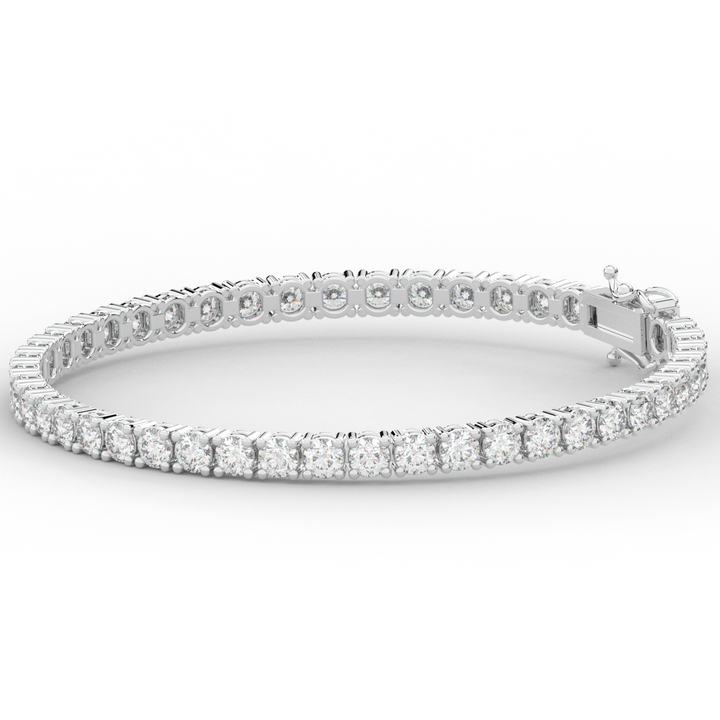 7.00CT.TW ROUND LAB DIAMOND TENNIS BRACELET - Nazarelle