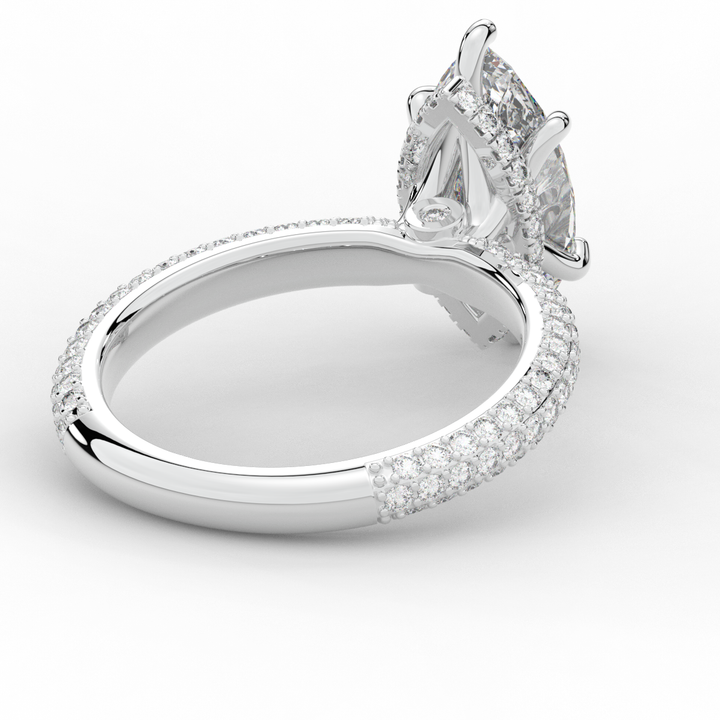 2.60CT.TW MARQUISE LAB DIAMOND ENGAGEMENT RING - Nazarelle