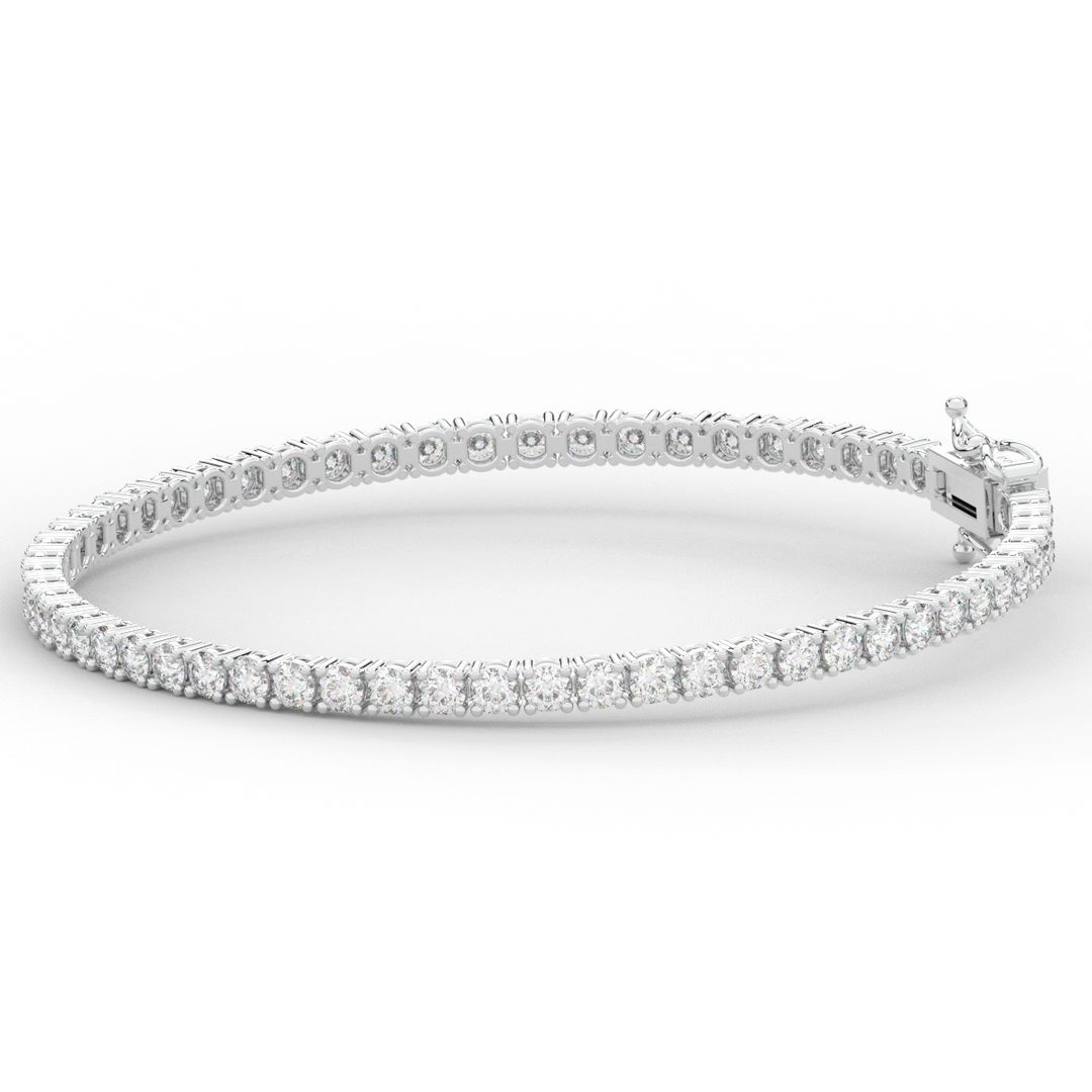 5.00CT.TW ROUND LAB DIAMOND TENNIS BRACELET - Nazarelle