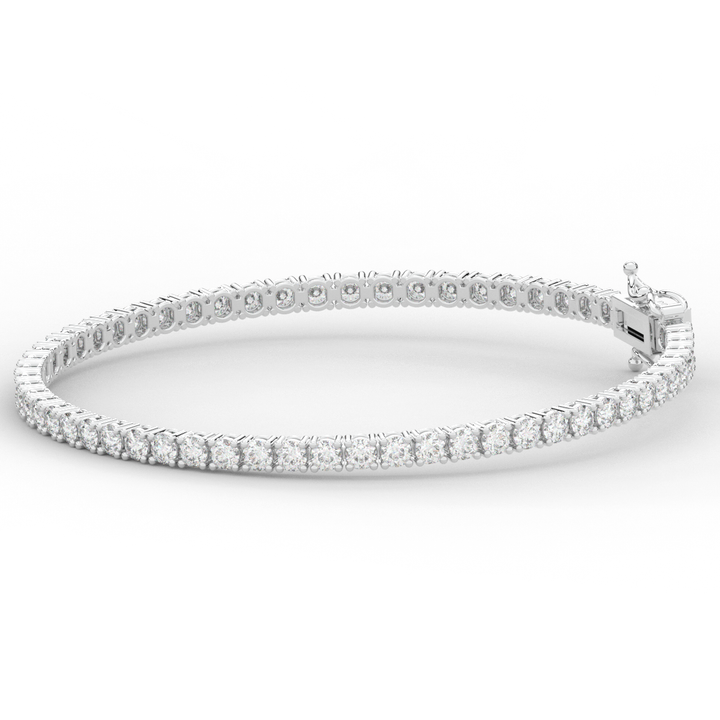 5.00CT.TW ROUND LAB DIAMOND TENNIS BRACELET - Nazarelle