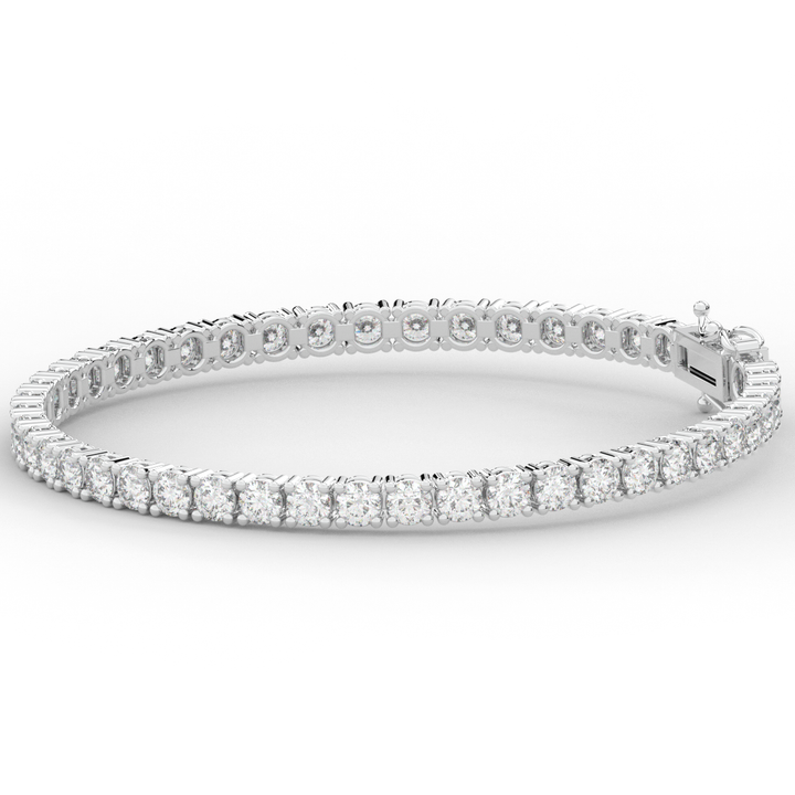 7.00CT.TW ROUND LAB DIAMOND TENNIS BRACELET - Nazarelle