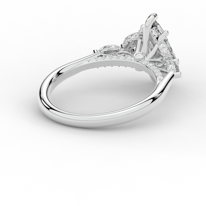1.50CT.TW MARQUISE LAB DIAMOND ENGAGEMENT RING - Nazarelle